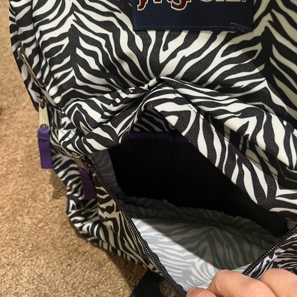 Zebra jansport backpack - Picture 4 of 7